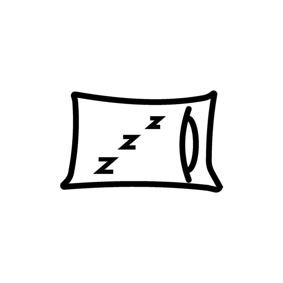 almohada icono vector diseño plantillas