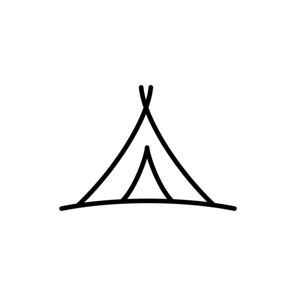 tent icon vector design templates