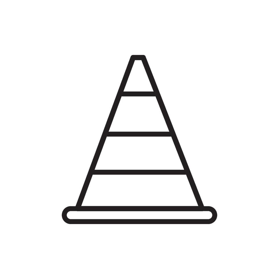 SAFETY CONE  icon vector design templates