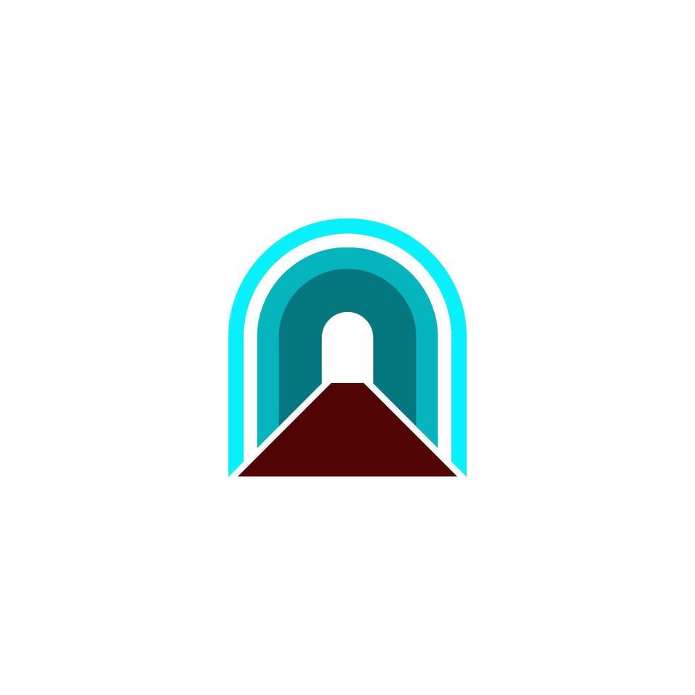 tunnel icon vector design templates