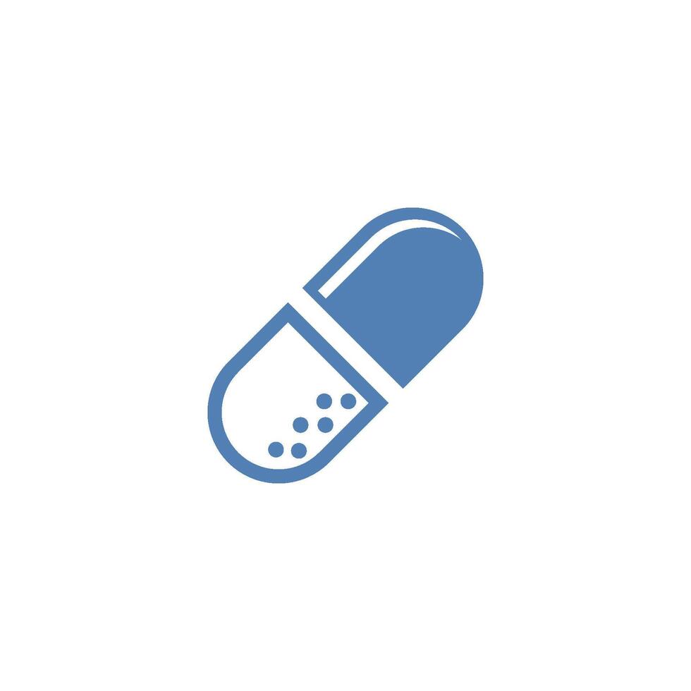 capsules and pills icon vector design template