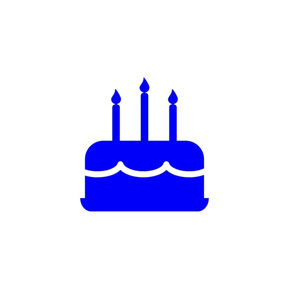 cumpleaños pastel icono vector diseño plantillas