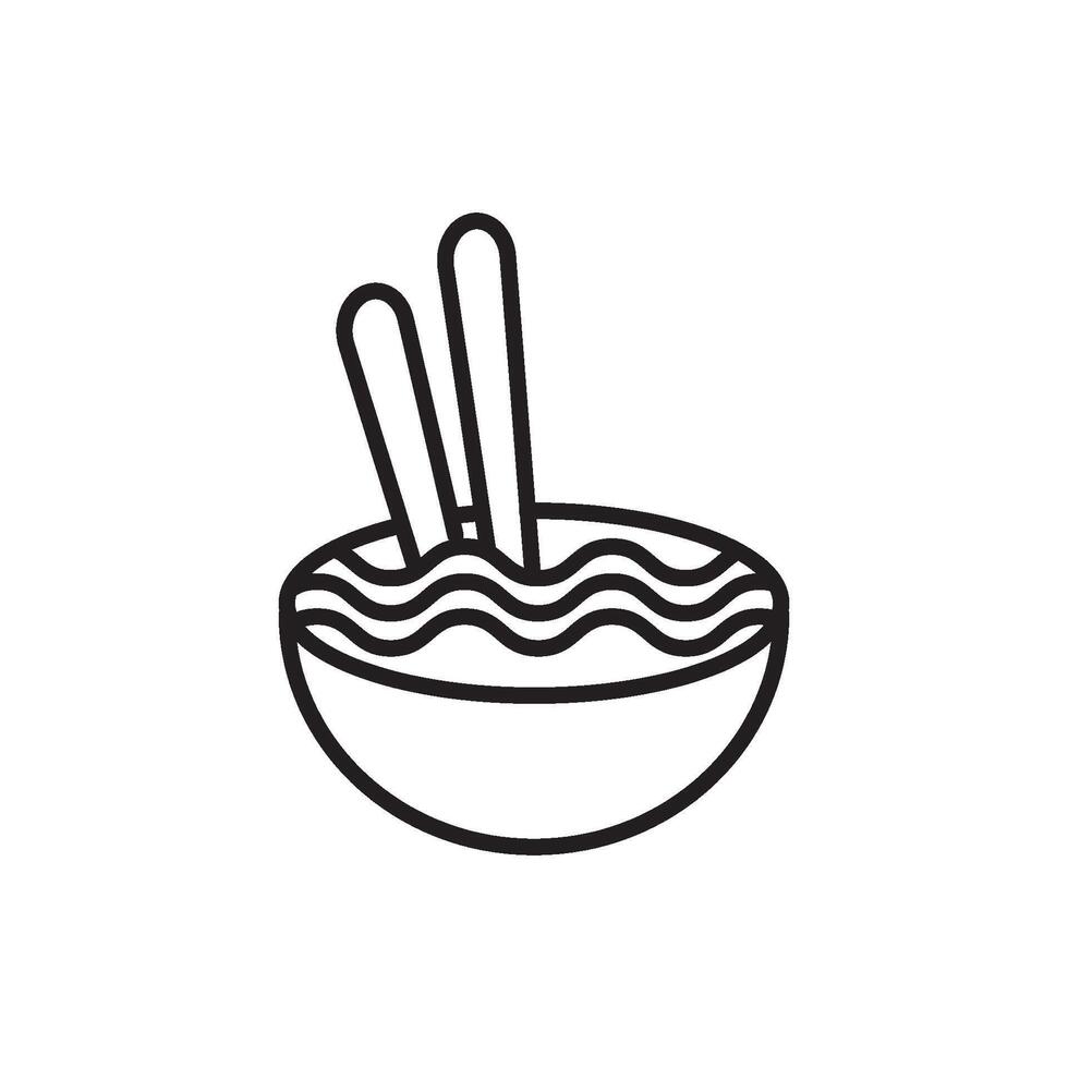 noodles icon design vector templates