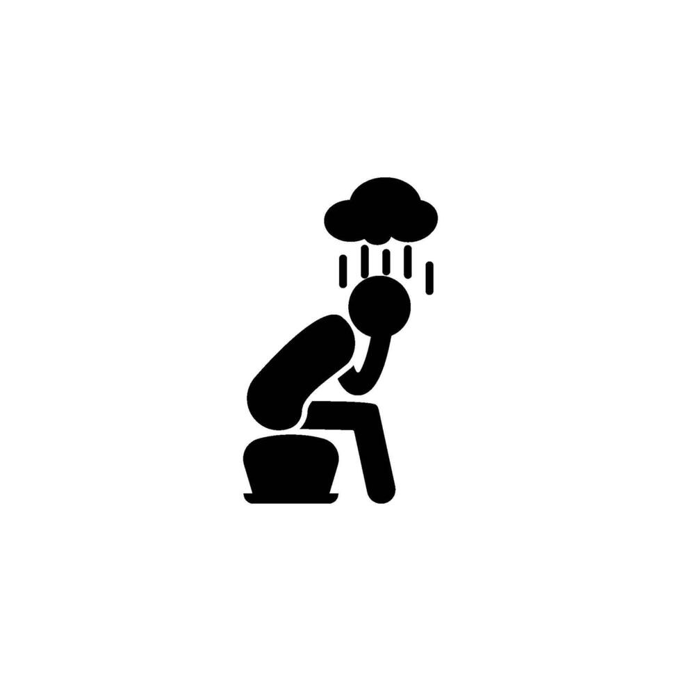 depression icon vector design templates