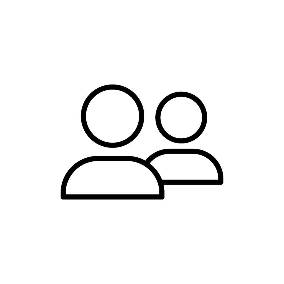 friend icon design vector templates simple