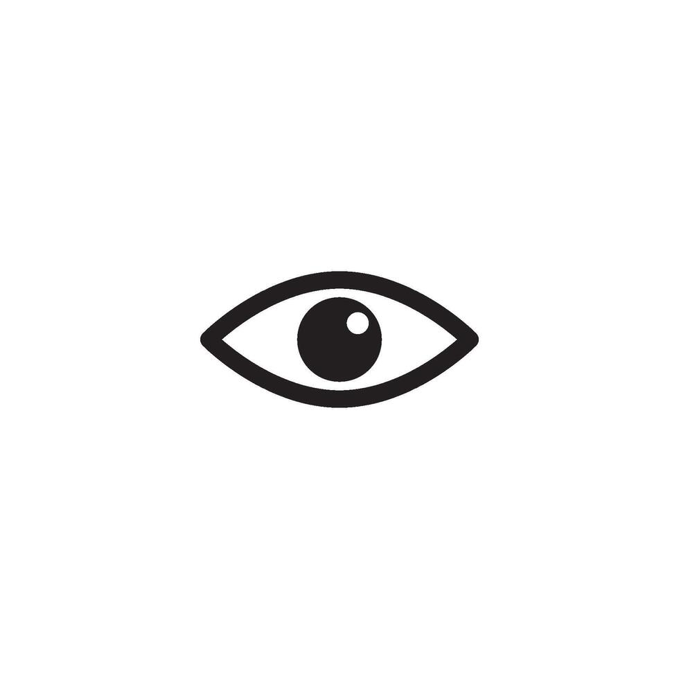 eye icon vector design template