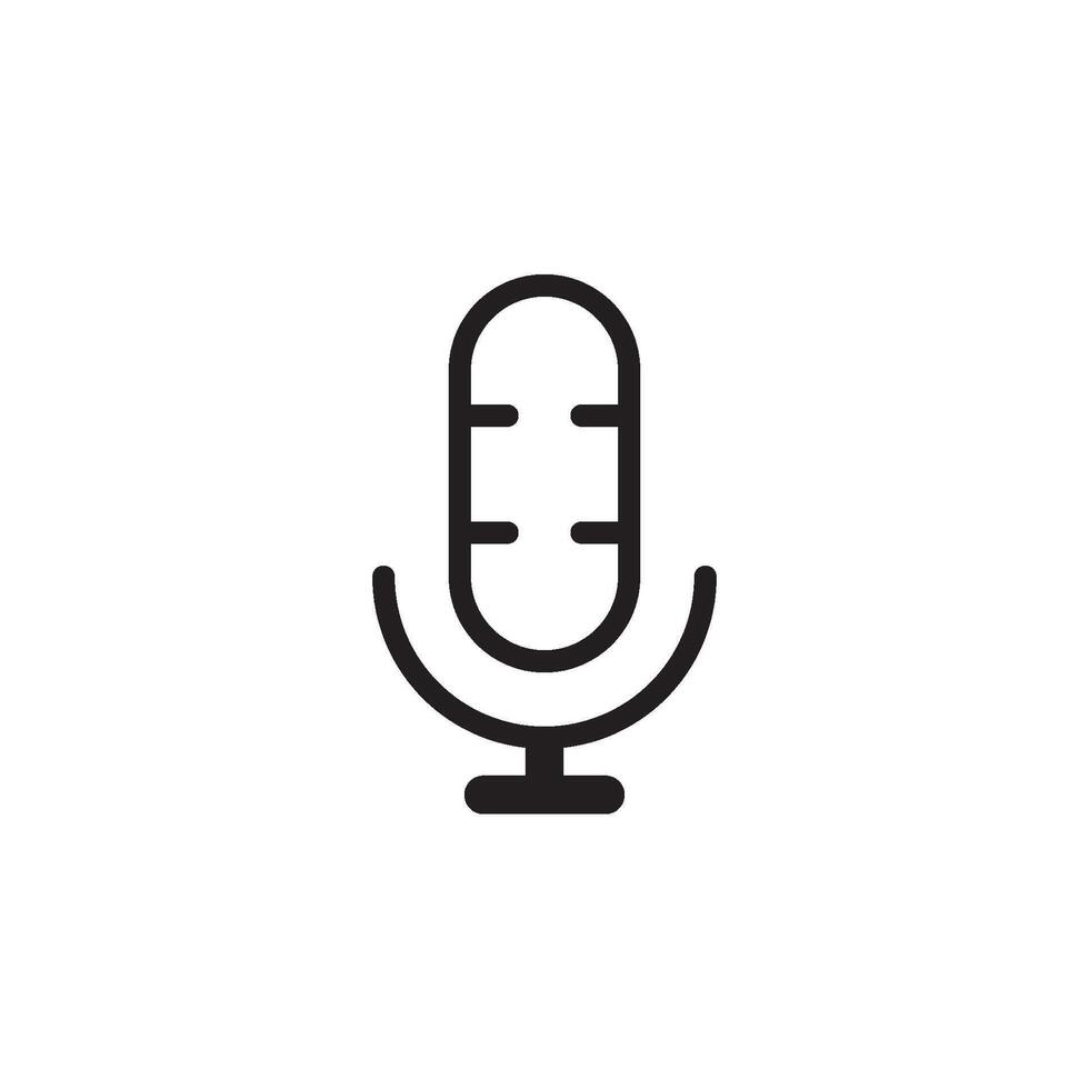 microphone icon vector design templates