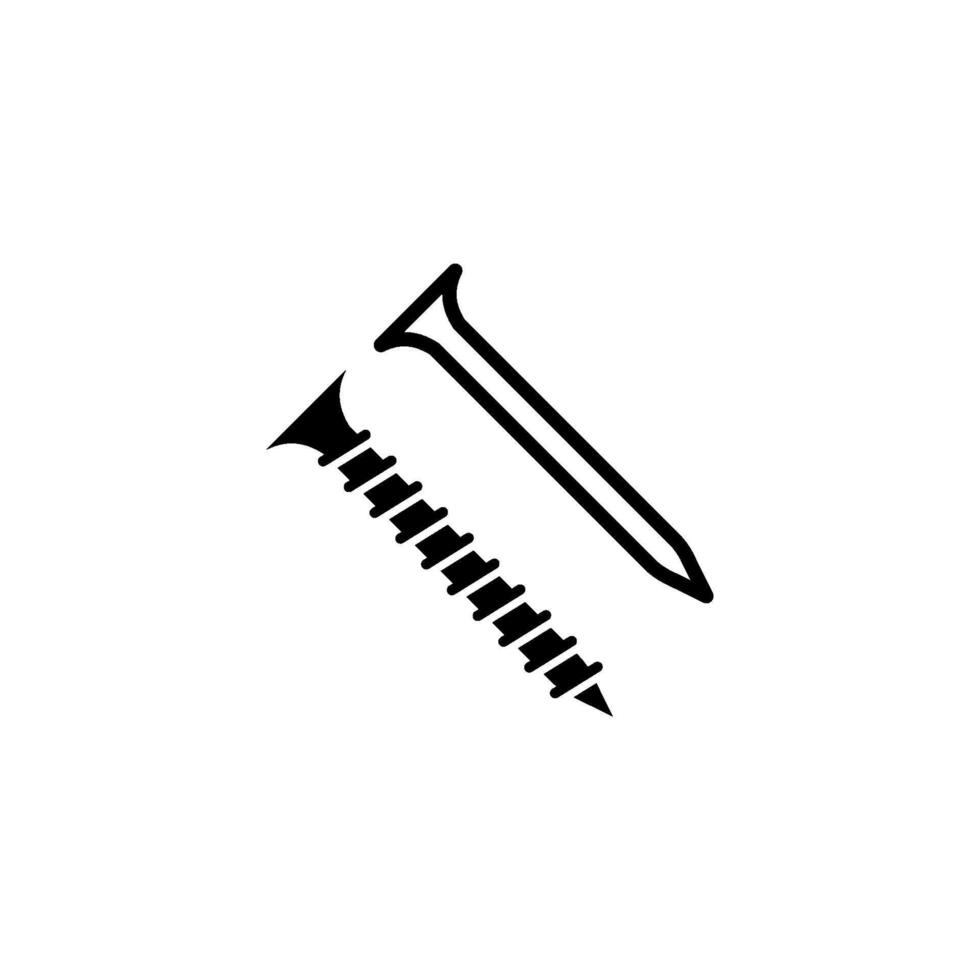 Metal Nail Icon vector design templates