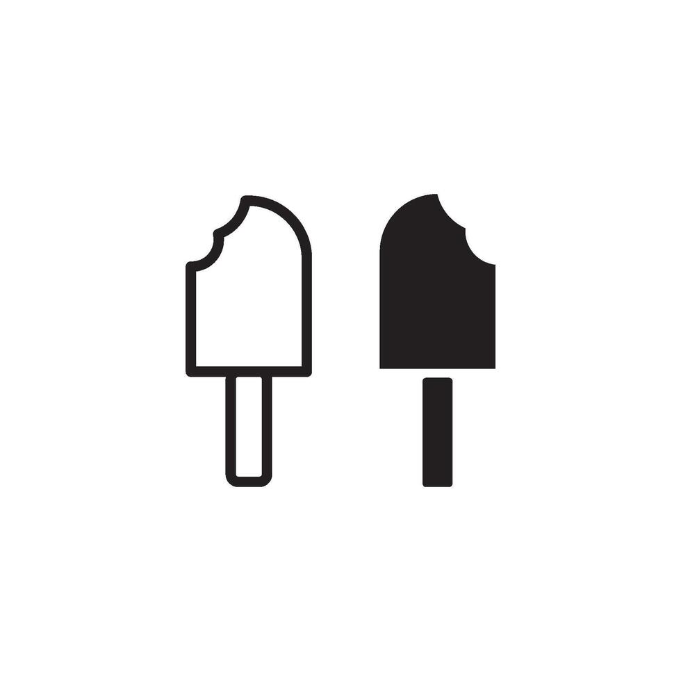 ice cream icon design vector templates