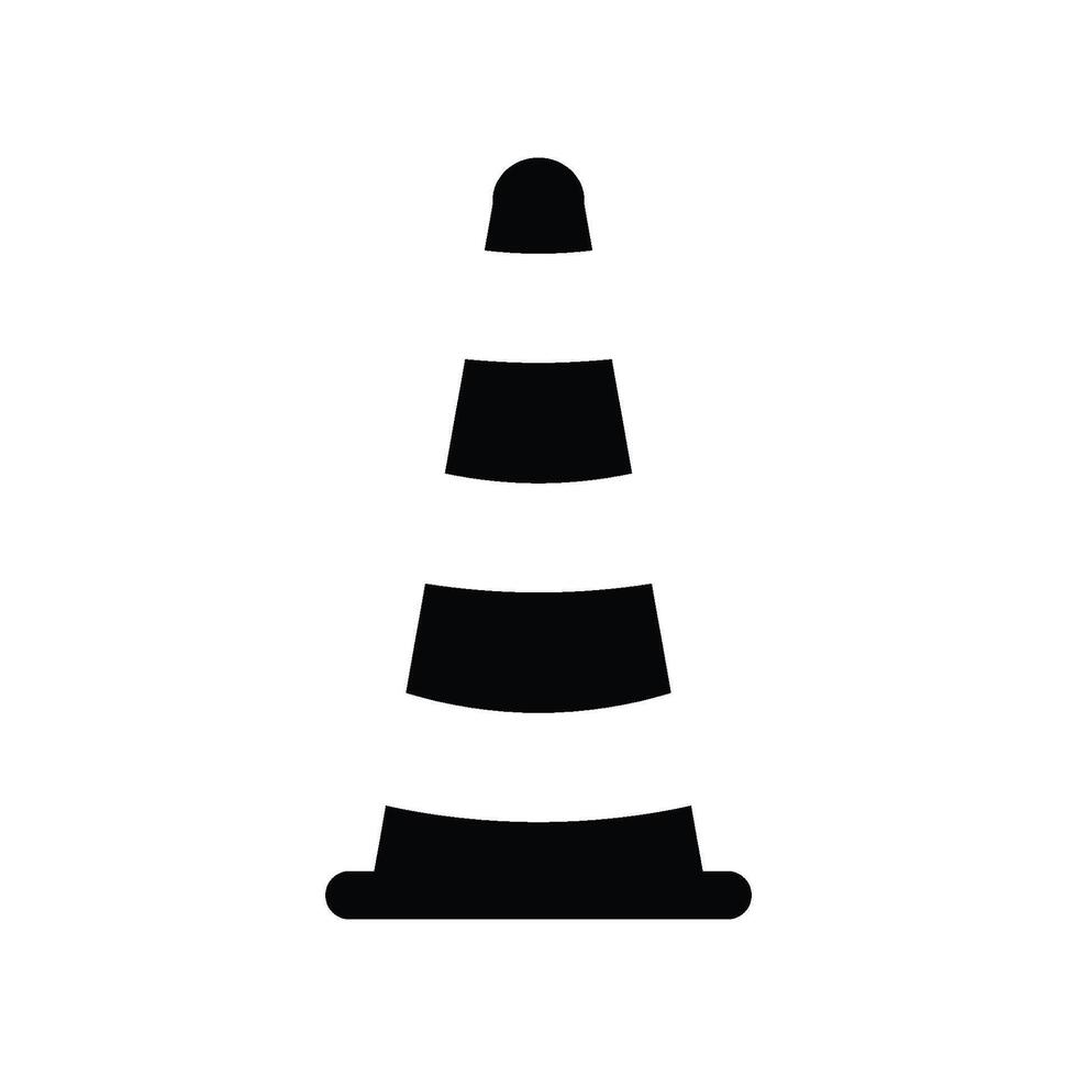 SAFETY CONE  icon vector design templates