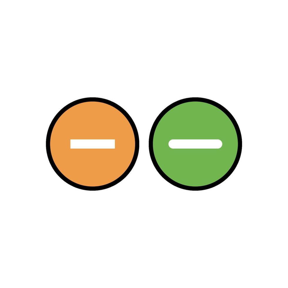 minimize icon vector design template simple