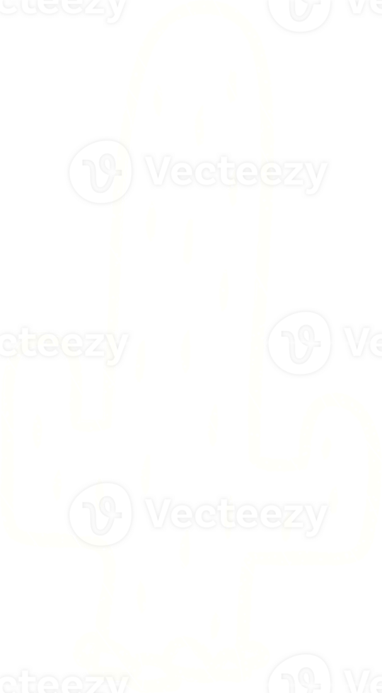 Cactus Chalk Drawing png