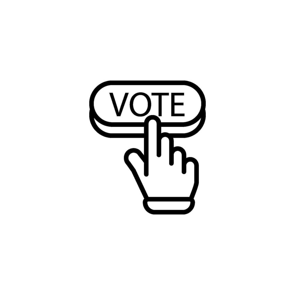 voting icon vector design templates