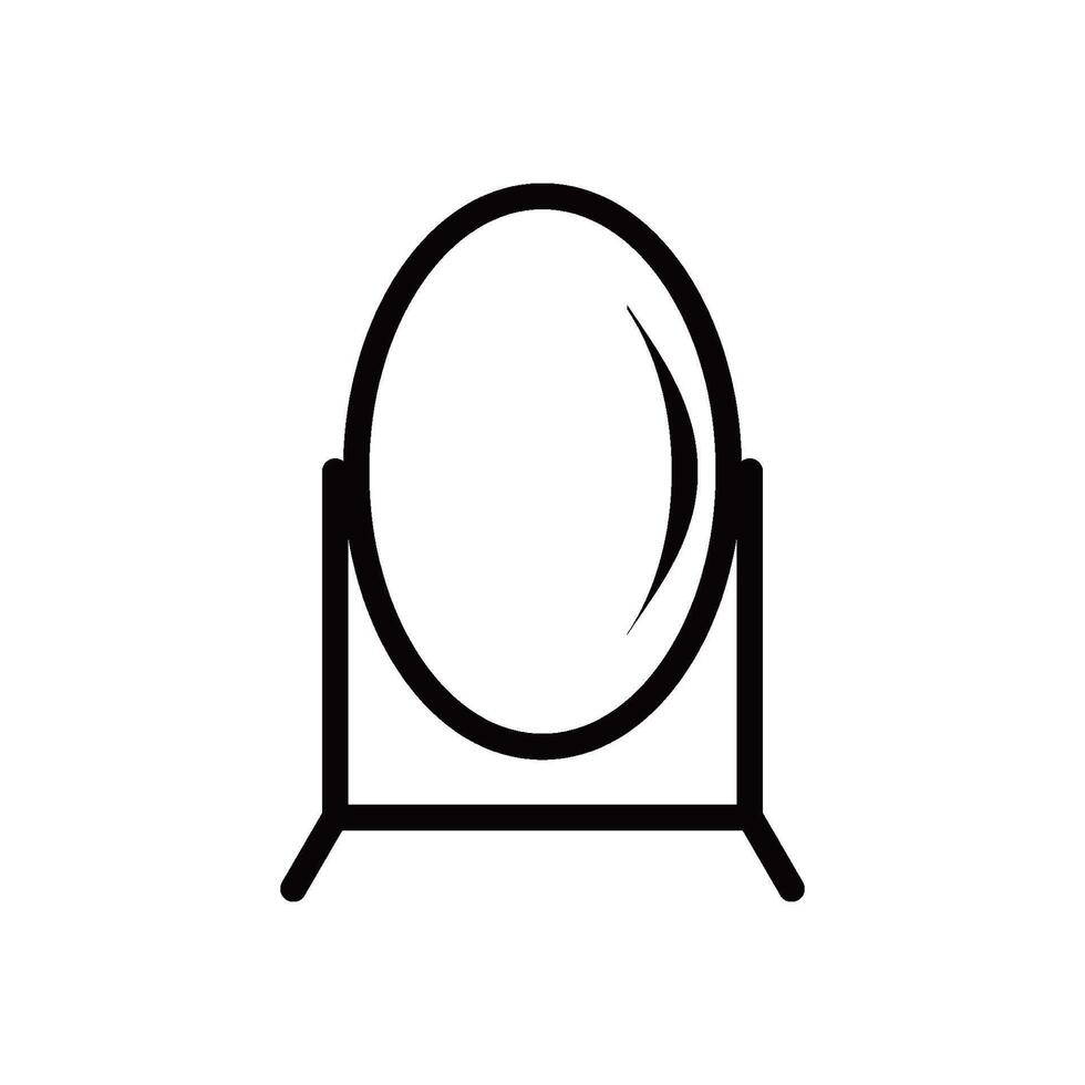 mirror icon vector design template