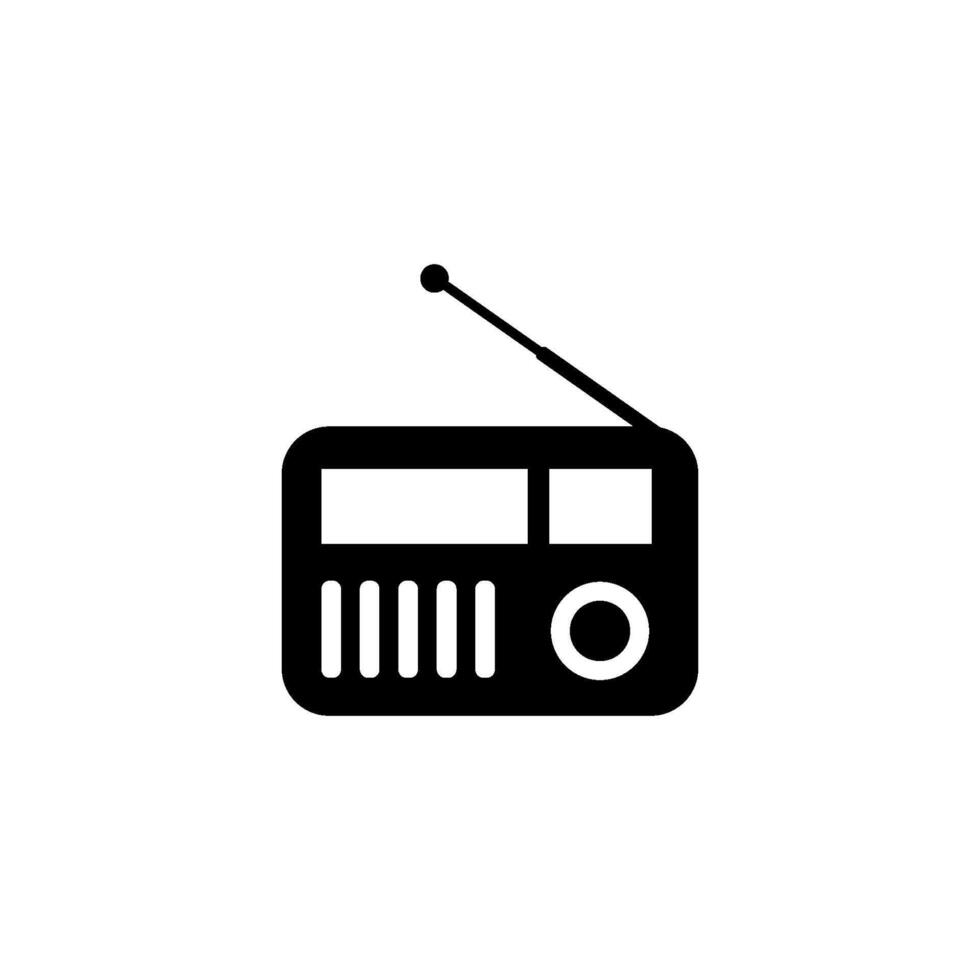 radio icon vector design template