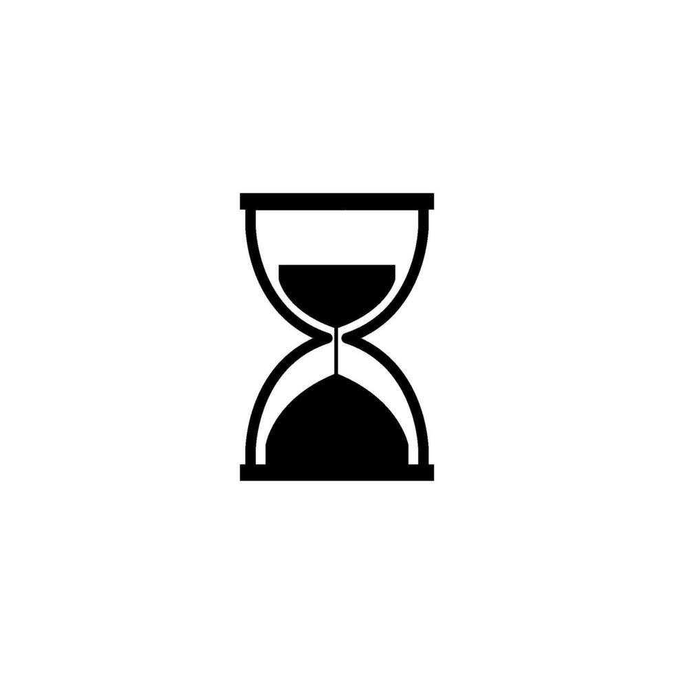 hourglass icon vector design template
