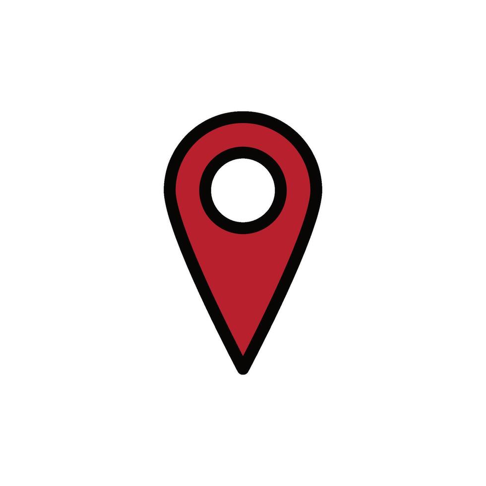location  map pin icon vector design template