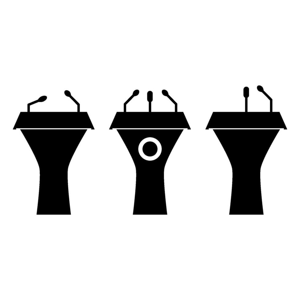 podium icon vector design template