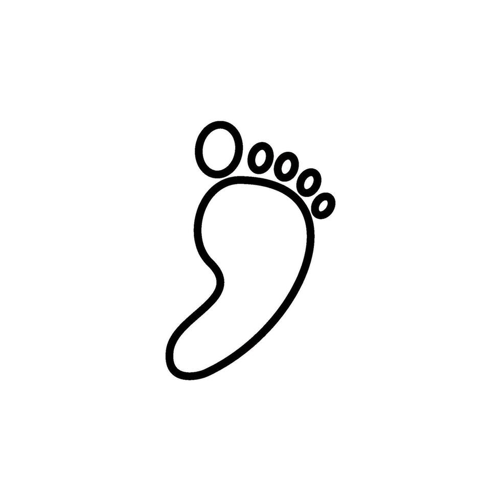 foot icon vector design templates simple