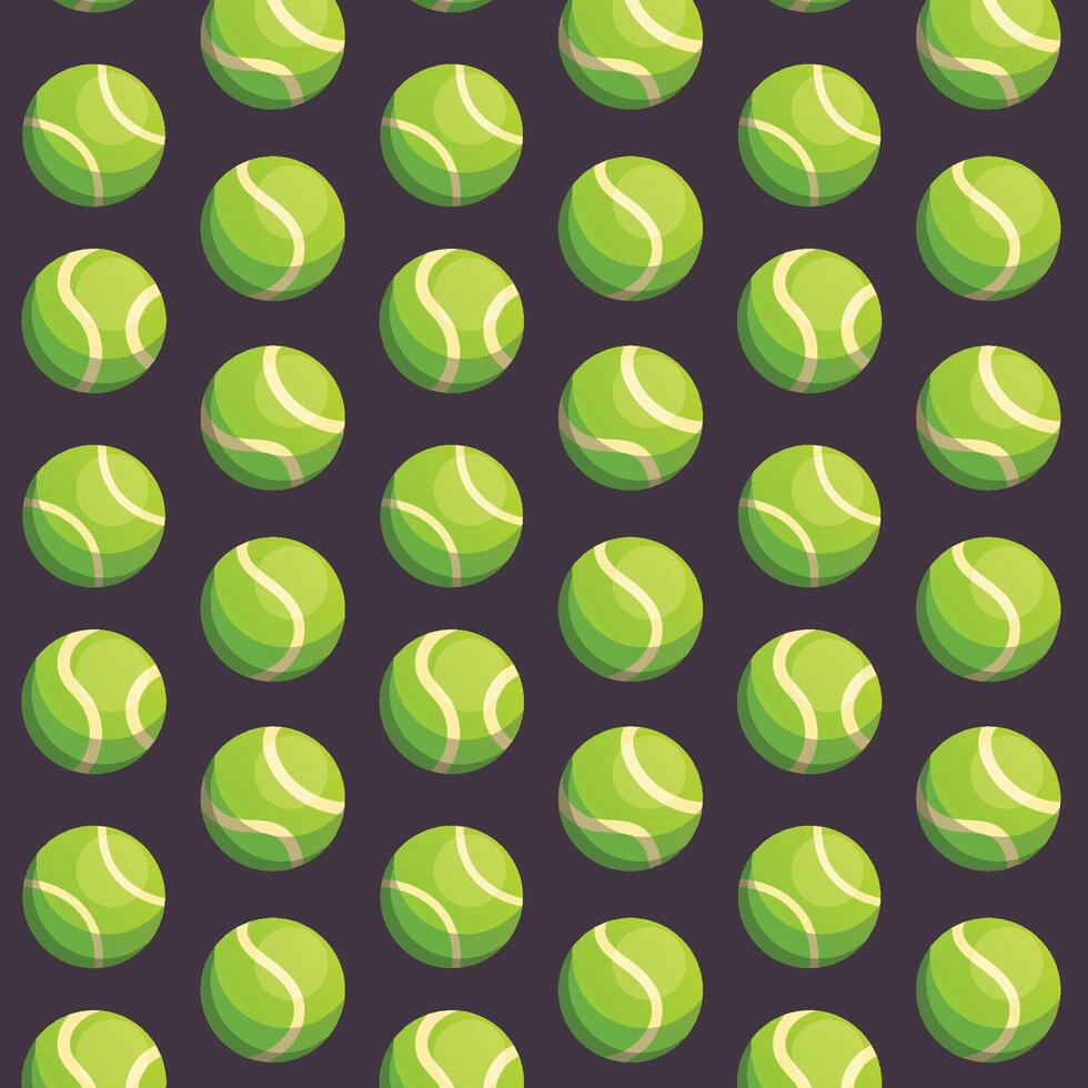 tennis ball vector pattern illustration