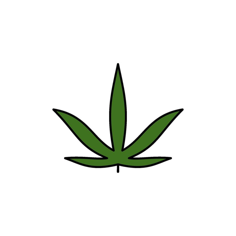 hemp icon vector design templates simple
