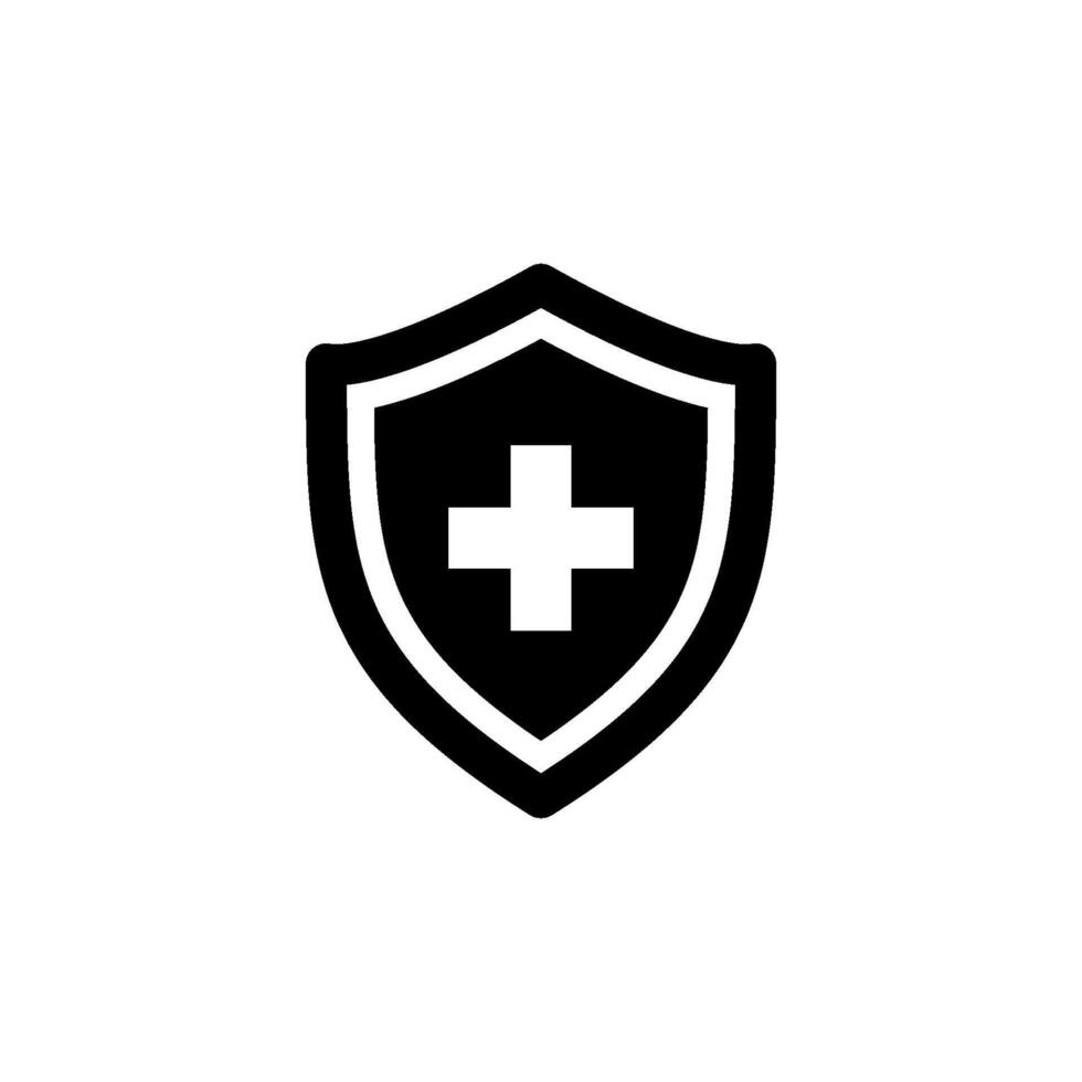 Protection shield Icon Vector Design Template