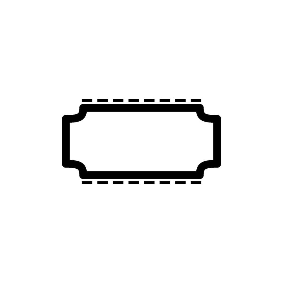 ticket icon vector design templates