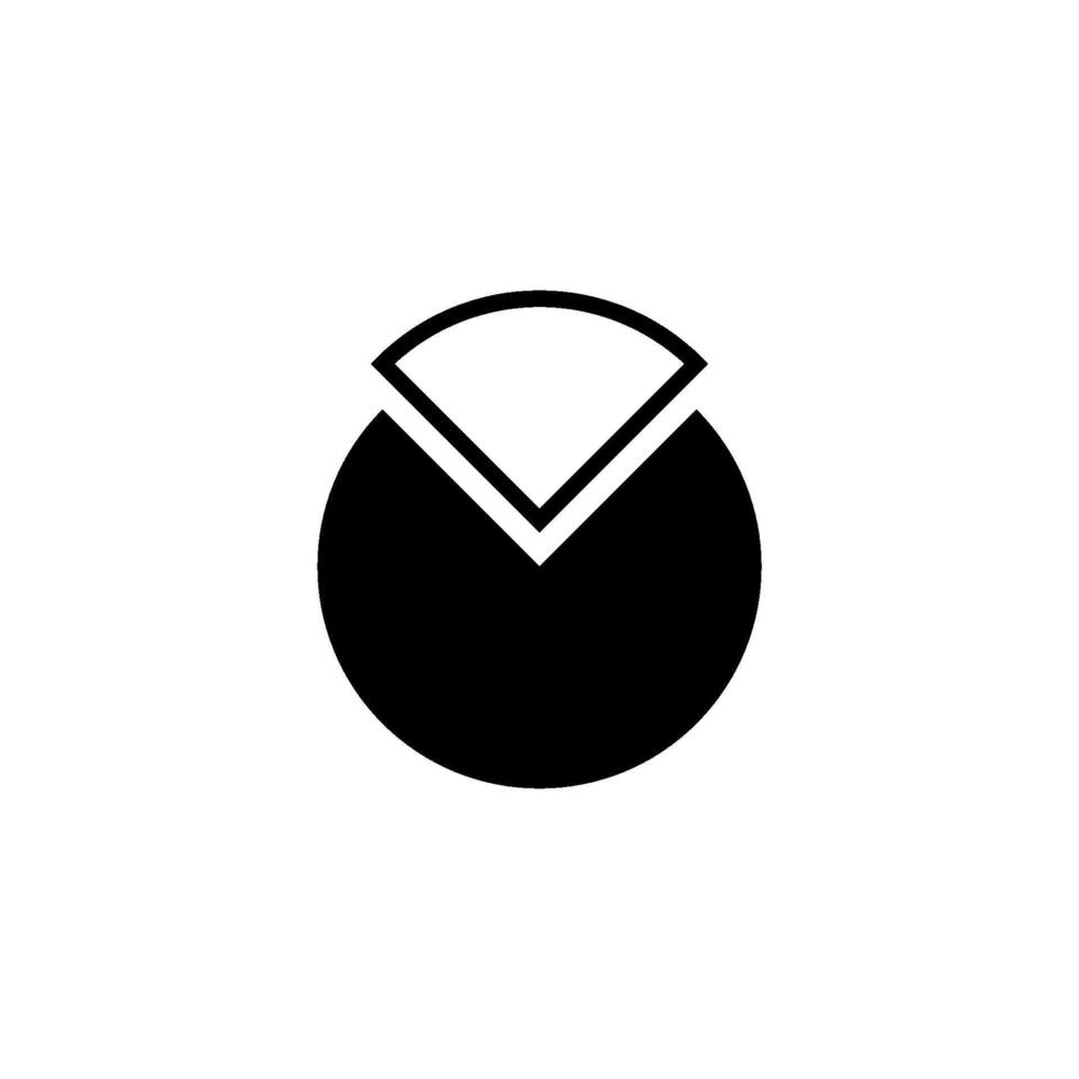 pie chart icon vector design template
