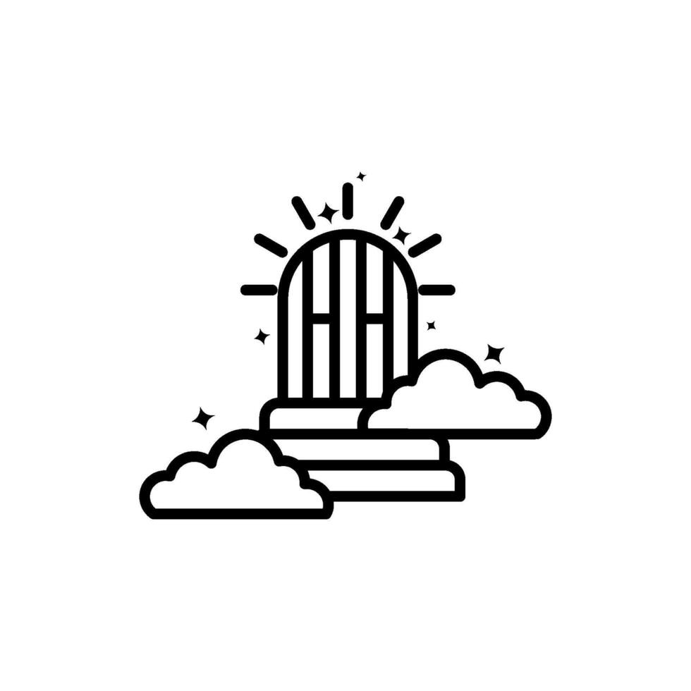 heaven icon vector design templates simple