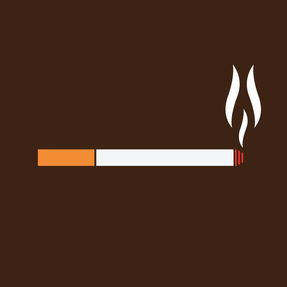 cigarrillo icono vector diseño plantillas