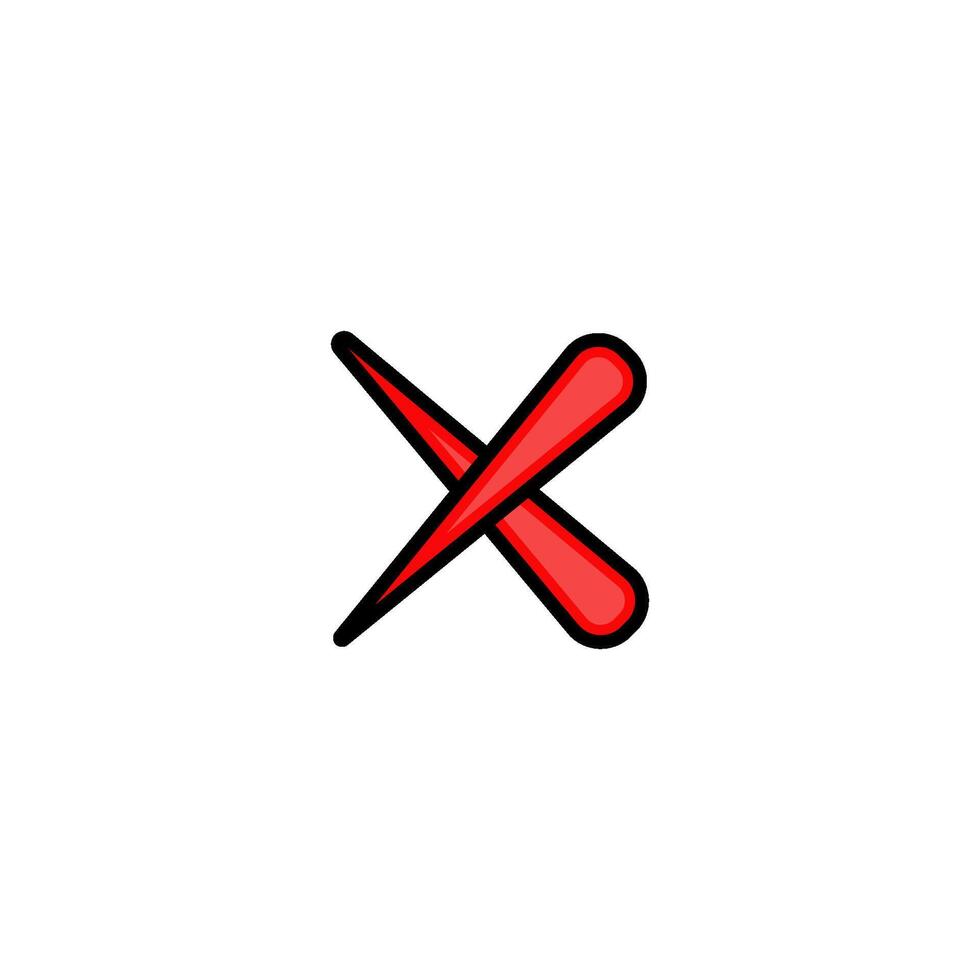 reject icon vector design templates