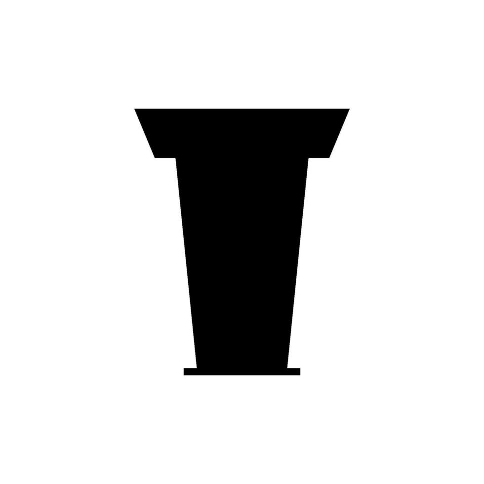 podium icon vector design template
