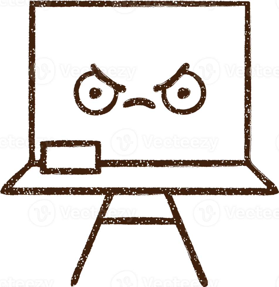 Blackboard Charcoal Drawing png