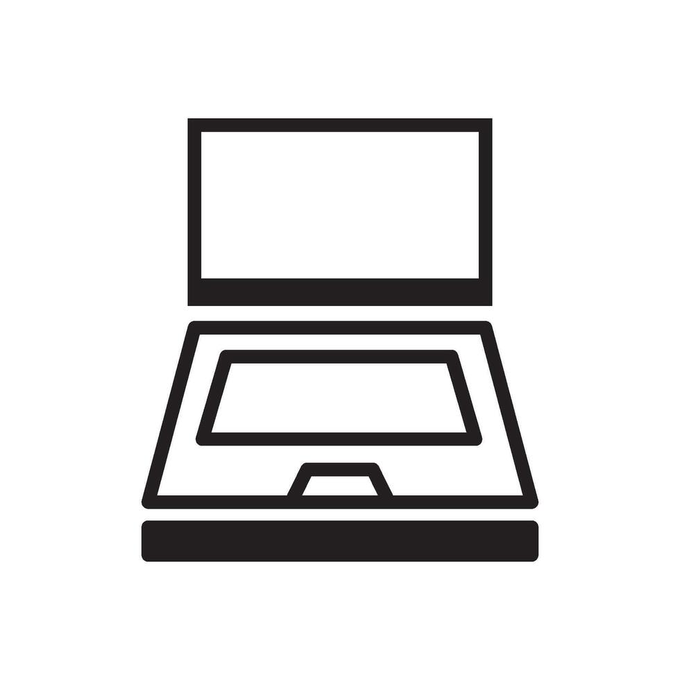 laptop icon vector design template