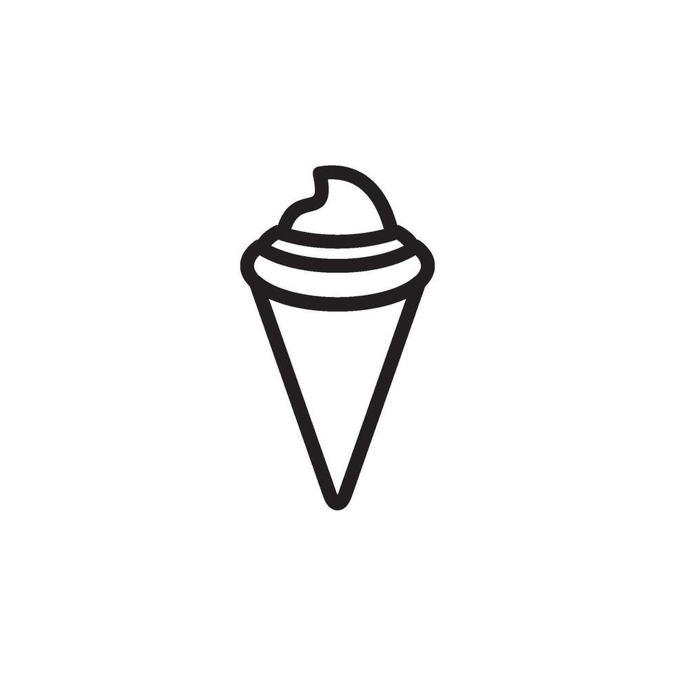 ice cream icon design vector templates