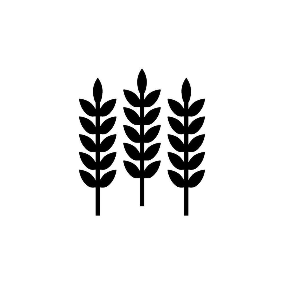 wheat icon vector design templates