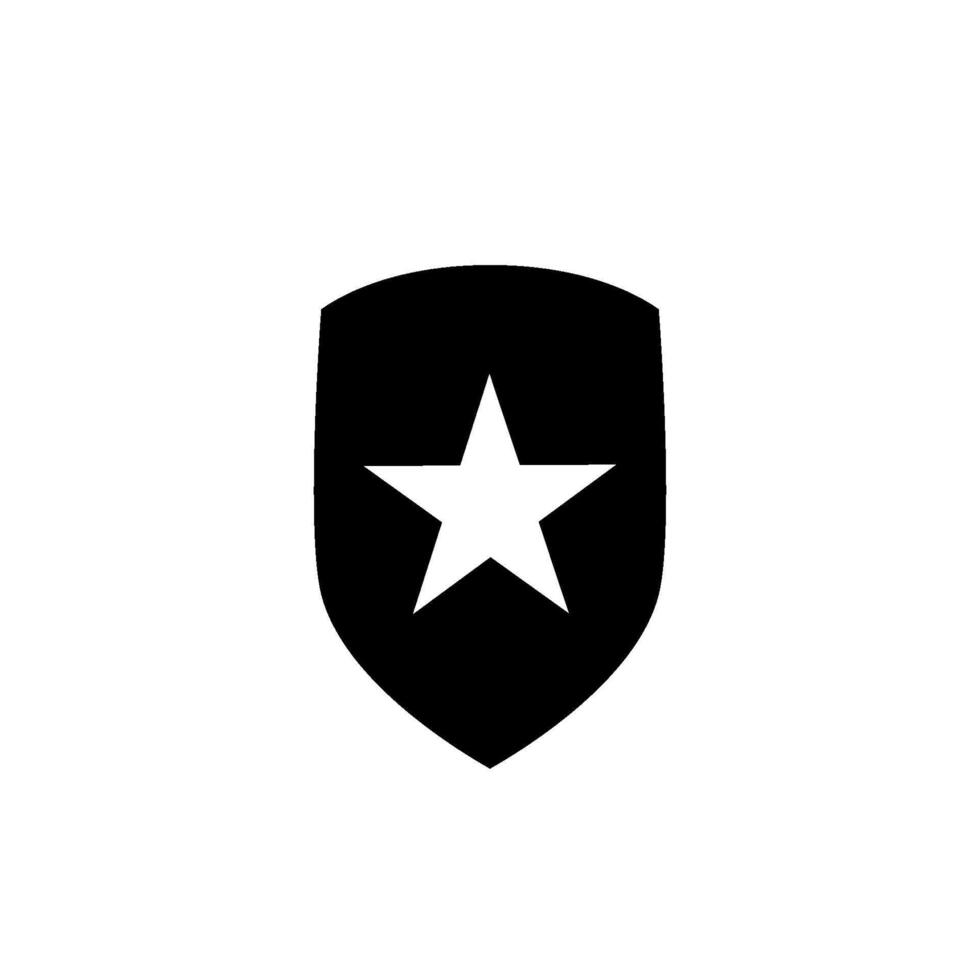 star shield Icon Vector Design Template