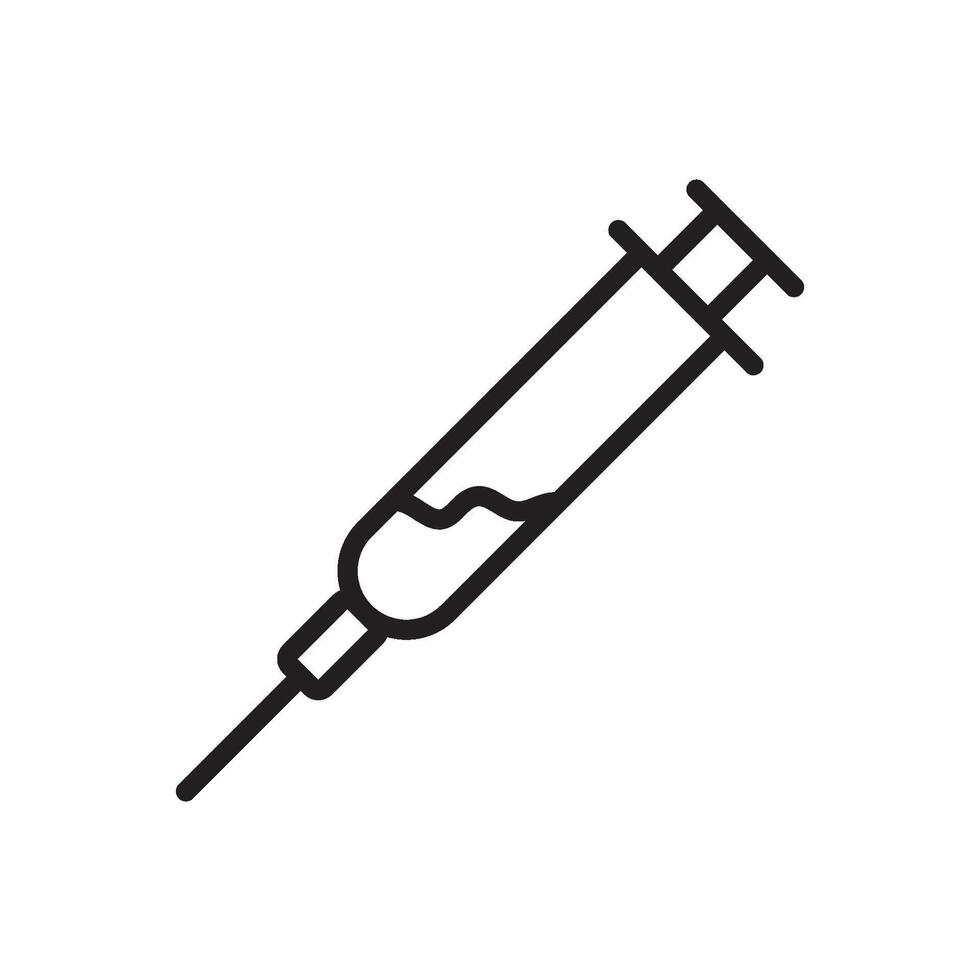 syringe icon vector design templates