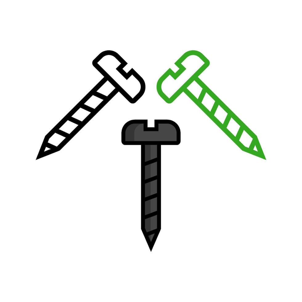 screw icon vector design template