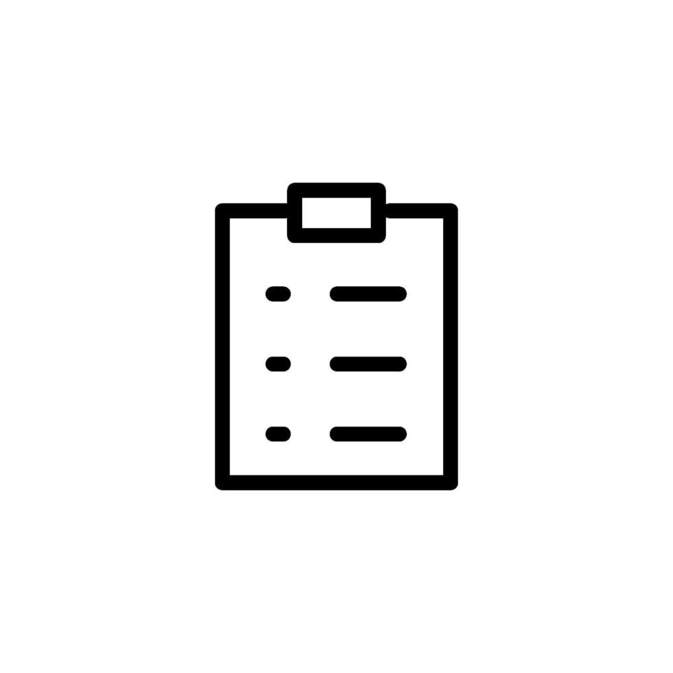 clipboard icon vector design template