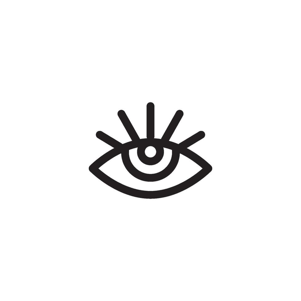 eye icon vector design template