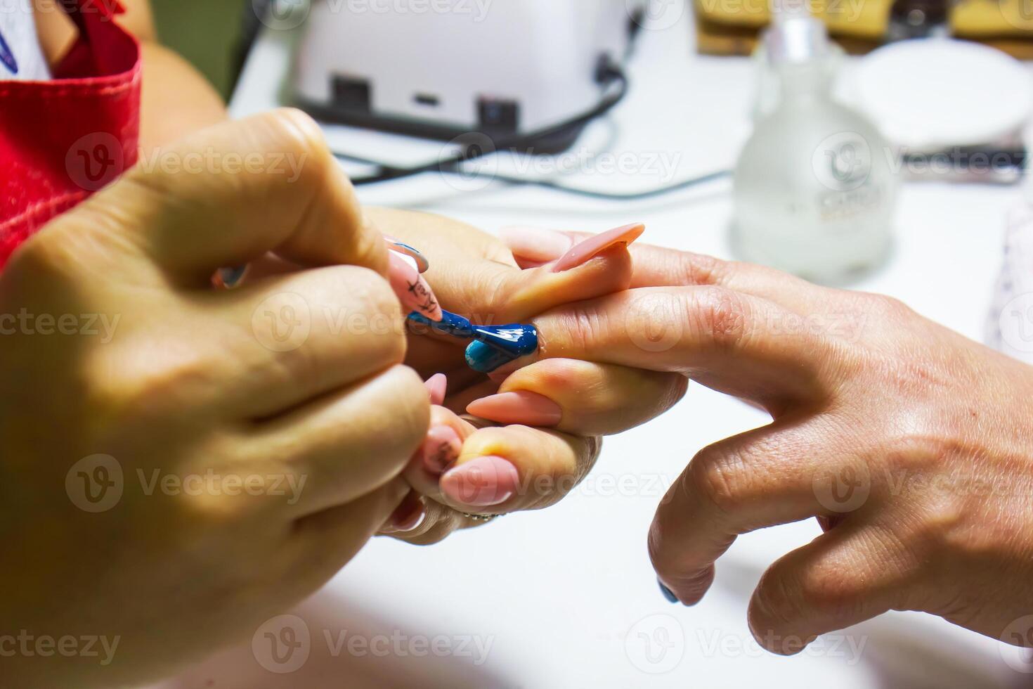 person in the beauty salon photo