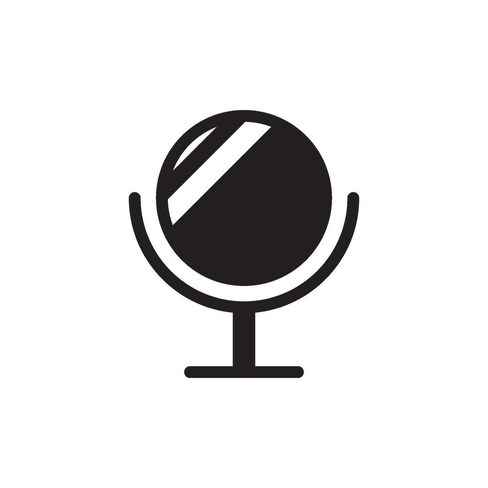 mirror icon vector design template