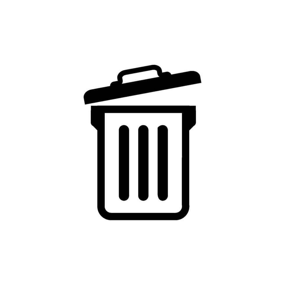 trash icon vector design templates