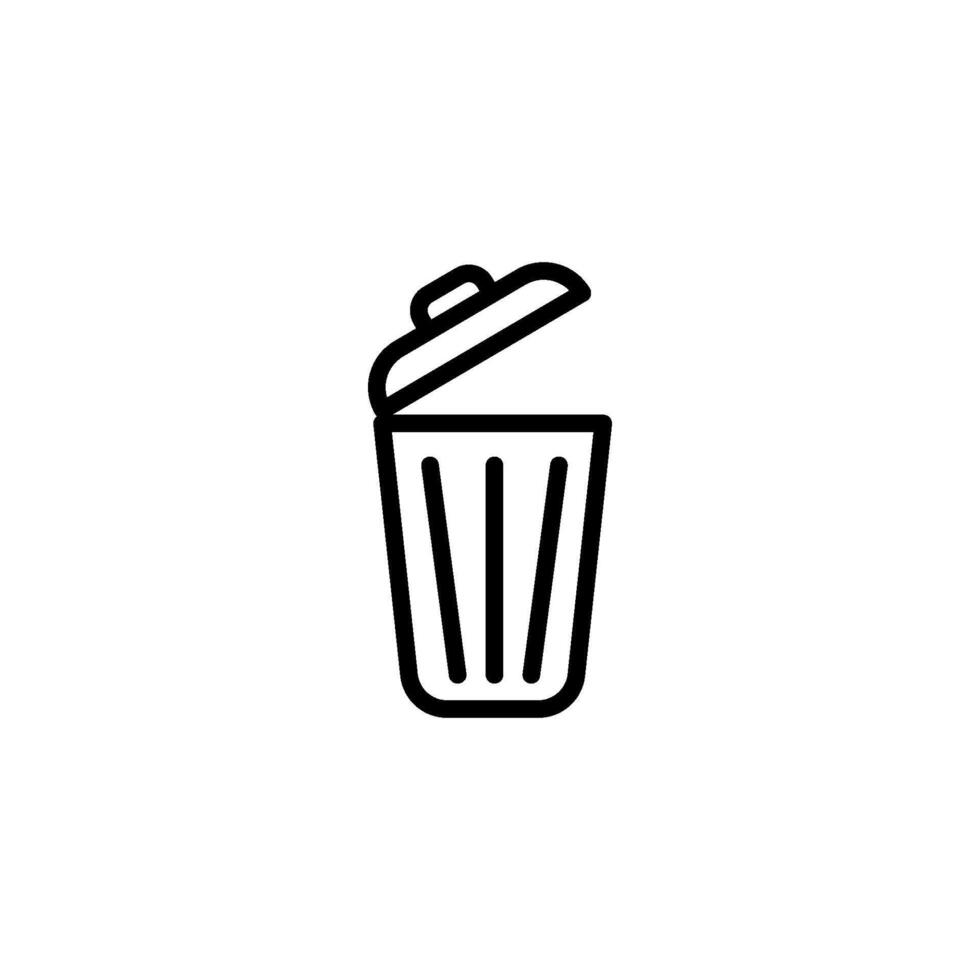 trash icon vector design templates