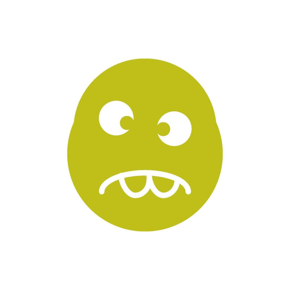 emoji stupid of smile icon vector design template