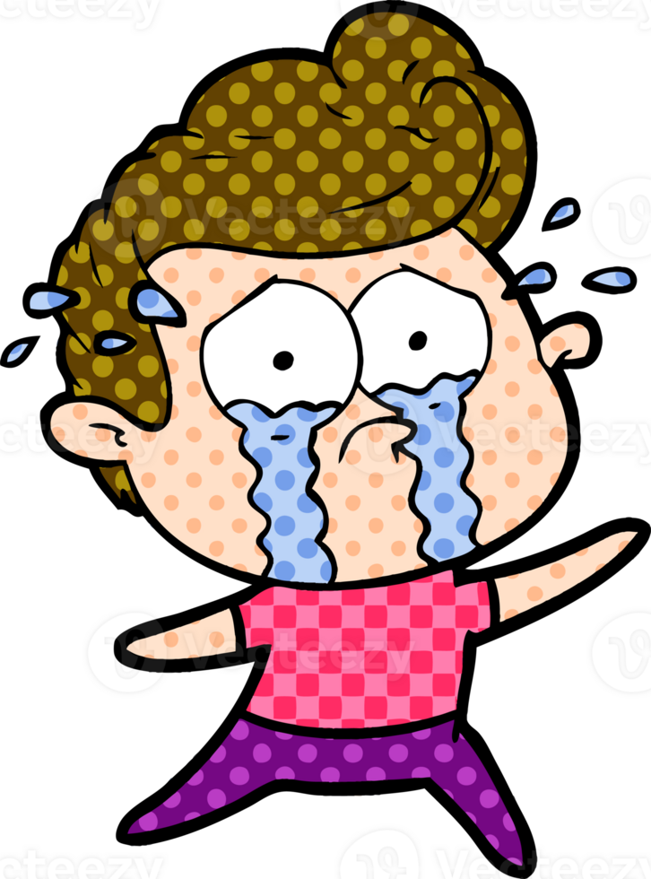 dancing crying man png