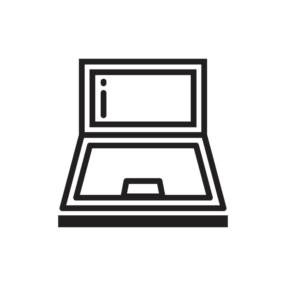 laptop icon vector design template