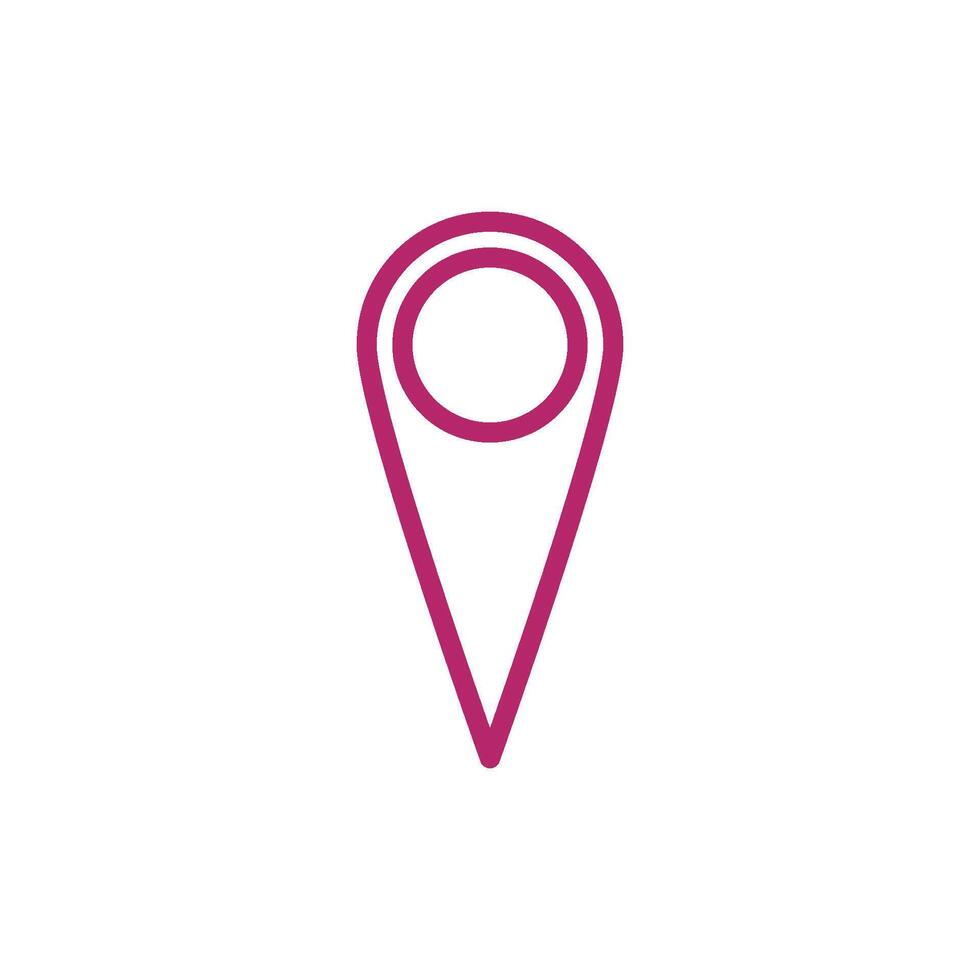 location  map pin icon vector design template