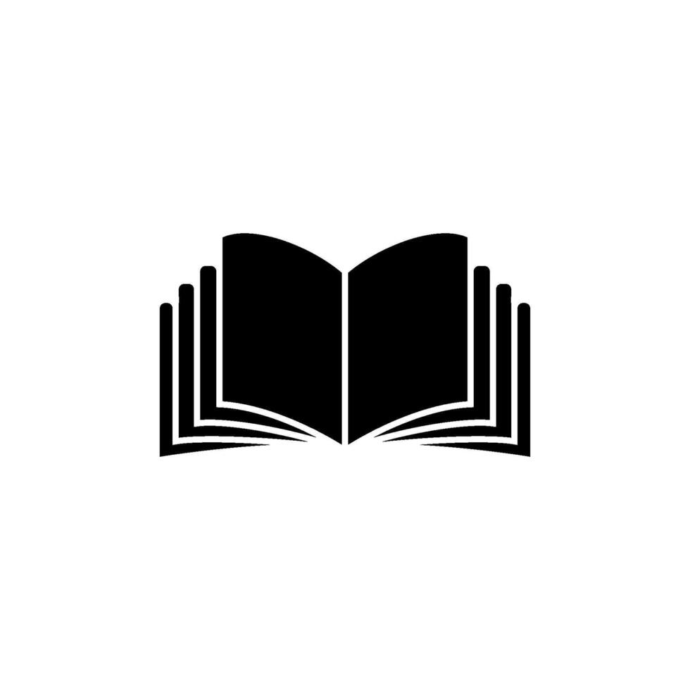 open book icon vector design template simple